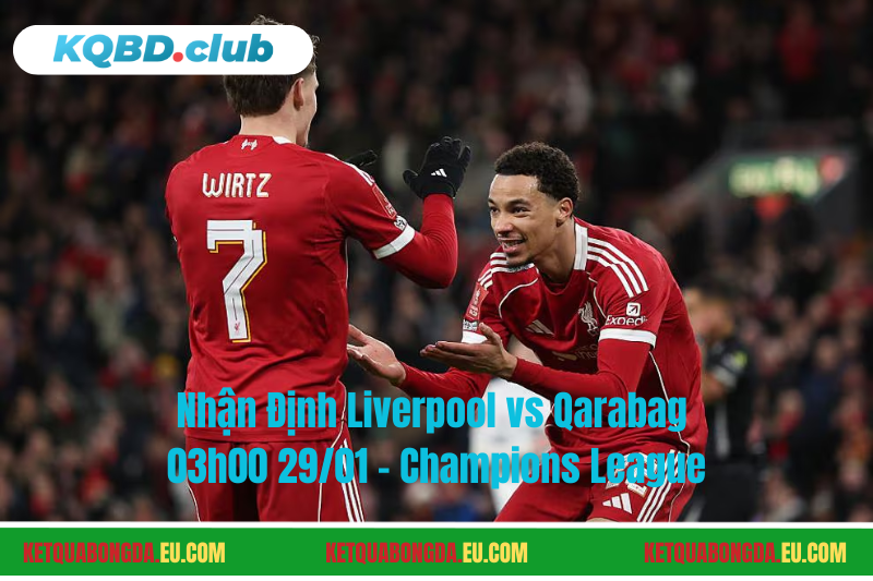 Đội hình dự kiến trước trận Liverpool vs Qarabag